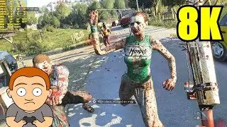 Dying Light 8K Resolution GTX 1080 TI SLI Frame Rate Performance Test