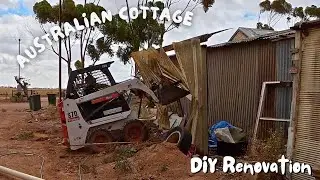 150 Year Old Stone Cottage - Demolition - We Built a Rustic Pergola - Bracing for the Heatwave!!!!