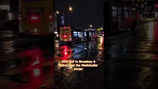 #MTA NYC BUS: 5578 Bx9 @ Tremont Ave & 177th St #nycbus #youtubeshorts #thebronx #dark #hdr #4k