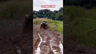 Xmr 700 cortando lama na 4x4 #trilha #offroad #atv