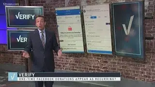 Verify: Making donations through Facebook