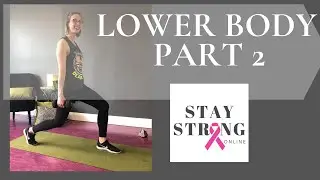 Workout for Breast Cancer Survivors: Lower Body Part 2