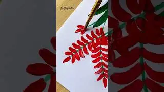 Easy Flower Painting with Round Brush 