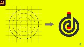 Design Logo Using Grid in Adobe Illustrator | 2026 | S Graphic Design
