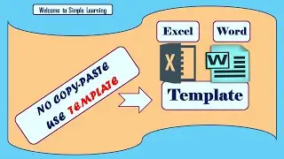 How to prepare a Template
