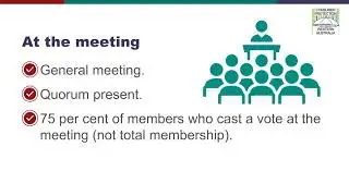 DMIRS Associations   Step 3   Voting on the new rules