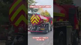 NFRS Water Carrier responding to replenish water. #firefighter #firetruck #northampton #fire #fyp