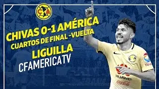Chivas 0-1 Am&eacute;rica juego de vuelta Liguilla Apertura 2016
