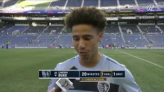Cam Duke: 'I was excited to get my first goal'