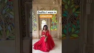WHAT I WORE IN UDAIPUR🪷MYNTRA #udaipur #vacationoutfits #rajasthan #aesthetic #shorts #trending