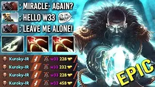EPIC Miracle- Kunkka Counter w33 Ursa Mid with Halberd Crazy Pro Gameplay WTF Dota 2