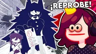 ¡PROBE EL JUEGO DE LA PROFESORA LOCA!😱 - fundamental paper education fangame