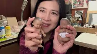 Paradise Galleries Itty Bitty Babies Little Darling, Baby Girl With Artist Ping Lau