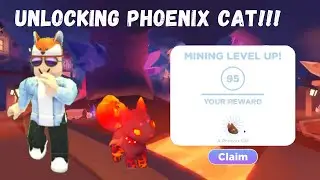 UNLOCKING THE NEW PHOENIX CAT IN OVERLOOK BAY Mining Level 95!!