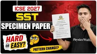 🚨 ICSE 10 SST Specimen Paper 2026-27 OUT! | Full Analysis | Board Exam 2027