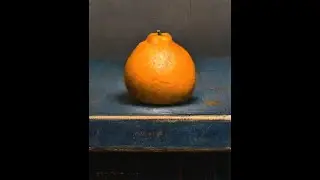 Still life with fruit oil painting. Time lapse movie.
