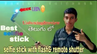 Bluetooth Selfi Stick Tripod with remote unboxing&review/ under 1000 rupees/best selfi stick