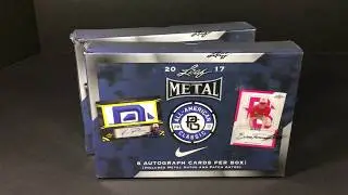 2017 Leaf Metal Perfect Game All-American Hobby Box Break #1 - Eight RC Autos!