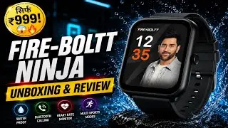 Smart Watch Unboxing Video//best smart watch under 1500 __ Fire-Boltt ninja call pro plus अनबॉक्सिंग
