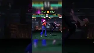 Tiger vs Nina 🔥 Tekken 3 Legendary Fight! | 鉄拳3 | 철권 3 #shorts
