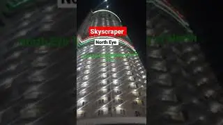 North Eye Night View ,North India's Tallest Building With 66 floors Amazing💯👌👌