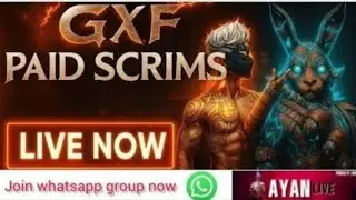 GXF Paid Scremes || Live Casting With Toxic Gamer 0.9 ||⭕#freefiremax