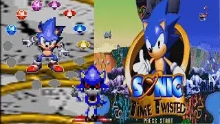 Sonic Time Twisted | Chaos Emerald & Time Stone hunting in Attraction Attack Zone | part 1