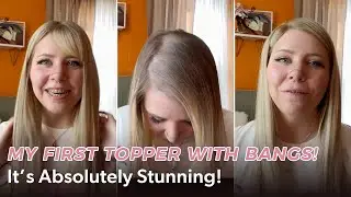My First Topper with Bangs! It&rsquo;s Absolutely Stunning! | UniWigs Amber