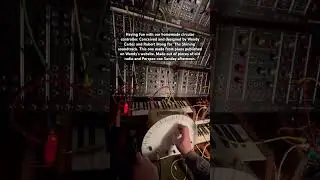DIY Circular Controller Circon from Wendy Carlos Robert Moog The Shining #theshining #moog
