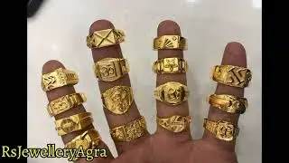 Men's Gold Rings Designs|Hand crafted Mens Rings|Lion Head Rings|Men's Ring Designs..