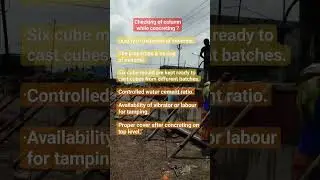 Checking of column while&nbsp;concreting#construction#rcccolumn#concreting#civilconstruction#checklist