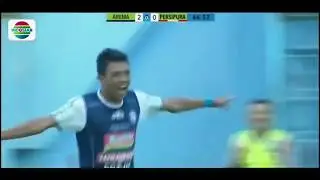 Striker Arema Dedik Drogba Skill dan Gol selama 2018