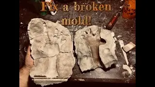 How to fix a cracked plaster mold