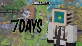 I Spent 7 Days On 3 Towns (Minecraft) 