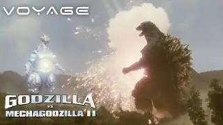 Godzilla Helpless? Mechagodzilla's Brutal Attack! | Godzilla vs. Mechagodzilla II | Voyage