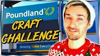 Pound Shop / Dollar Store Craft Challenge | Poundland DIY, Arts And Crafts