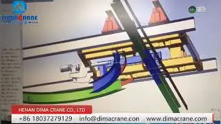 2.5 ton monorail smart overhead crane with chain hoist