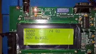 ALP to add 8-bit number using 8051 kit