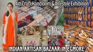 Indian Artisan Bazaar in Egmore|Art,Craft,Handloom & Lifestyle Exhibition|Chennai Shopping Hunt Vlog
