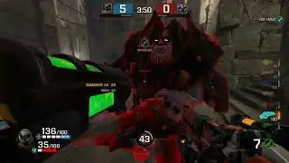 Quake Champions Time Limit Duel on The Molten Falls Intense Action