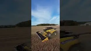 Just farmin&rsquo; #harvest2024 #newholland #agriculture #farmlife #soybeans