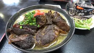 伝説のバイクがある沖縄一のブッコミ系食堂に潜入してきてやんよ……！【Z2】【沖縄観光/与那原】
