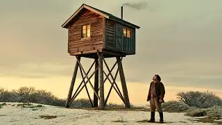 Neighbors Mocked His Cabin Built Like a Watchtower &mdash; Until It Stayed 58&deg; Hotter Inside