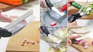 2-in-1 Clever Cutter Vegetable Scissors Review ---Useful and Easy to Use