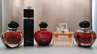 |КОЛЛЕКЦИЯ ПАРФЮМЕРИИ DIOR| ОБЗОР - Miss Dior, Poison Girl Edt, Poison Girl Edp, Hypnotic Poison,...