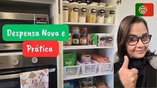 Compra do mês / Minha nova despensa, vai ajudar muito! 🇧🇷 🇵🇹