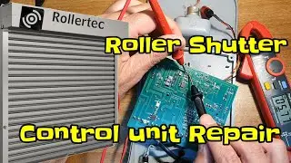 Ремонт блока управления рольставнями гаражных ворот #electronicscreators #1kcreator