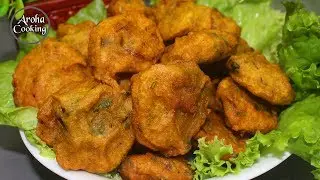 ঝাল পিঠা | ফ্রেস চাউলের গুড়া দিয়ে মচমচে ঝাল পিঠা