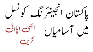 Jobs in Pakistan Engineering Council |  App;y Now |Jobs