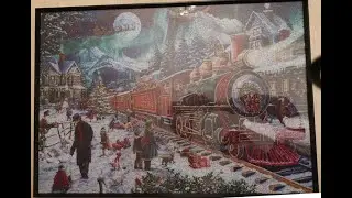 Christmas Cheer on the Tracks Mosaic Puzzle, Saturday, January 18, 2025